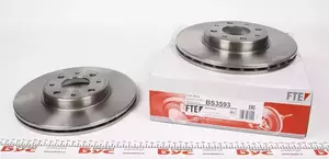 Вентильований гальмівний диск на Альфа Ромео 145  FTE BS3593.