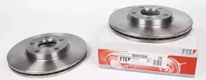 Вентилируемый тормозной диск FTE BS5366 фотография 0.