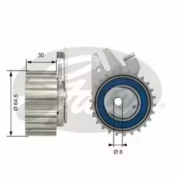 Натяжной ролик ГРМ Gates T43042.