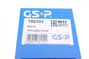 Комплект пильовика ШРУСа на Фольксваген Траспортер  GSP 760101.