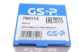 Комплект пильовика ШРУСа GSP 760113 фотографія 6.