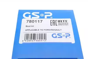 Комплект пильовика ШРУСа GSP 780117 фотографія 7.
