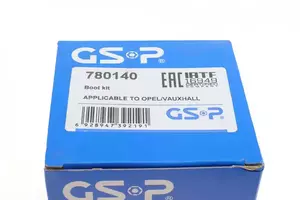 Комплект пильовика ШРУСа на Opel Meriva  GSP 780140.
