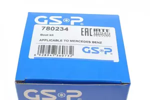 Комплект пильовика ШРУСа GSP 780234 фотографія 8.