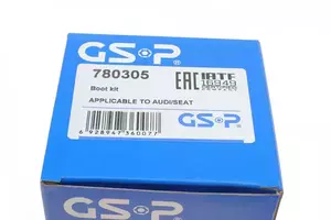 Комплект пильовика ШРУСа GSP 780305 фотографія 1.