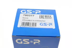 Комплект пильовика ШРУСа GSP 780377 фотографія 8.