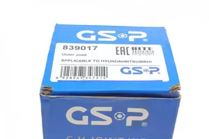 ШРУС на Мітсубісі Галант  GSP 839017.