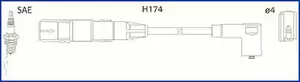 Высоковольтные провода зажигания на Volkswagen Passat B3, B4 Hitachi 134787.