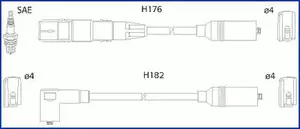Високовольтні дроти запалювання на Фольксваген Шаран  Hitachi 134817.