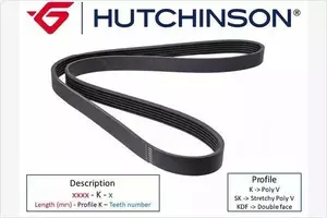 Поликлиновой ремень Hutchinson 1218 K 5.