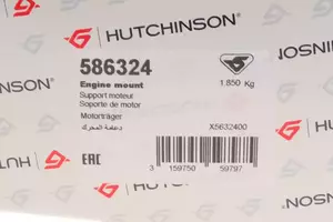 Подушка двигателя Hutchinson 586324 фотография 4.