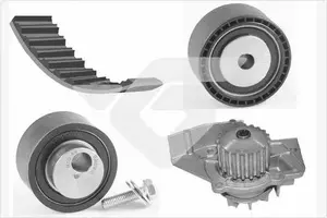 Комплект ГРМ с помпой Hutchinson KH 72WP31 фотография 3.