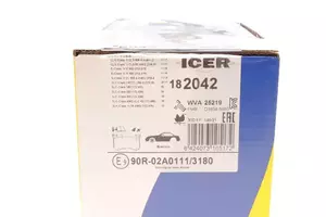 Гальмівні колодки Icer 182042 фотографія 5.