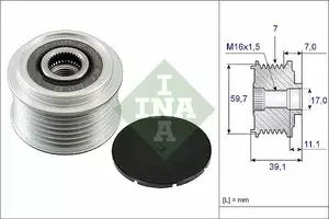 Муфта генератора Ina 535 0053 10 фотография 3.