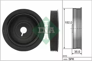 Шків колінвалу Ina 544 0054 10 фотографія 5.