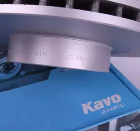 Вентильований гальмівний диск Kavo Parts BR-8219-C фотографія 3.