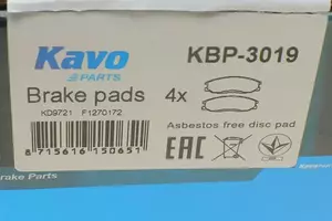 Гальмівні колодки Kavo Parts KBP-3019 фотографія 7.