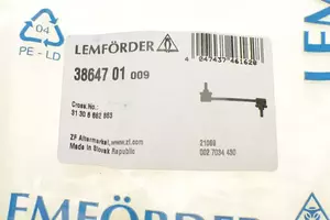 Передняя стойка стабилизатора Lemforder 38647 01 фотография 6.