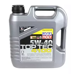 Моторное масло TOP TEC 4100 5W-40 4 л на Рено Кенго 2 Liqui Moly 7547.