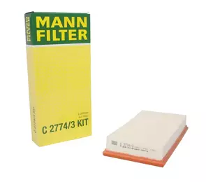 Повітряний фільтр Mann-Filter C 2774/3 KIT фотографія 2.