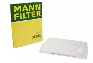 Салонный фильтр Mann-Filter CU 3059 фотография 1.