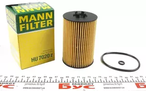 Масляный фильтр на Шкода Октавия А7  Mann-Filter HU 7020 z.