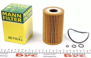 Масляный фильтр Mann-Filter HU 715/4 x.