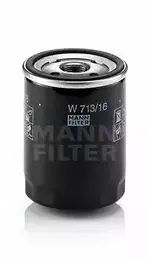Масляный фильтр на Фиат Уно  Mann-Filter W 713/16.