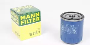 Масляный фильтр на Ситроен Спейс Турер  Mann-Filter W 716/1.