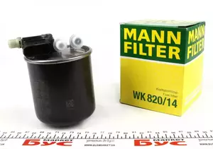 Топливный фильтр Mann-Filter WK 820/14 фотография 1.