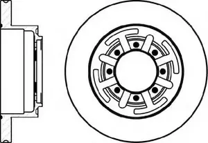 Задній гальмівний диск Maxgear 19-0986.