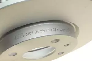 Вентилируемый тормозной диск Metelli 23-0407C фотография 3.