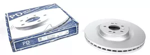 Вентильований передній гальмівний диск на Мерседес W164 Meyle 083 521 2096/PD.