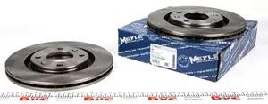 Вентилируемый передний тормозной диск на Пежо Партнер  Meyle 11-15 521 0032.
