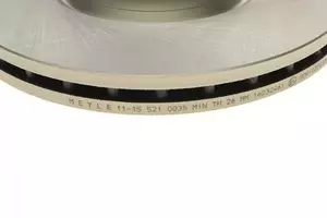 Вентилируемый передний тормозной диск Meyle 11-15 521 0035 фотография 3.