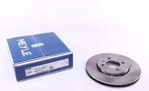 Вентилируемый передний тормозной диск на Шкода Ситиго  Meyle 115 521 0006.