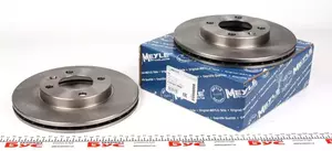 Вентилируемый передний тормозной диск на Фольксваген Гольф  Meyle 115 521 1002.