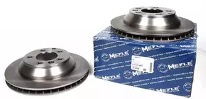 Вентилируемый задний тормозной диск на Порше Кайен  Meyle 115 523 0041.