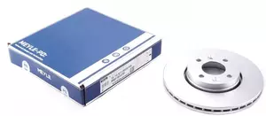 Вентильований передній гальмівний диск на Renault Modus  Meyle 16-15 521 0039/PD.