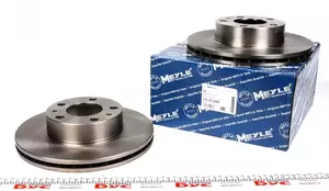 Вентилируемый передний тормозной диск на Пежо Боксер  Meyle 215 521 0004.