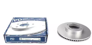 Вентильований передній гальмівний диск на Toyota Land Cruiser Prado  Meyle 30-15 521 0129/PD.