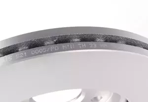 Вентилируемый передний тормозной диск Meyle 615 521 0005/PD фотография 1.