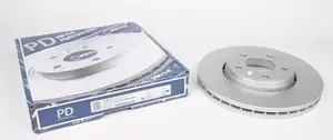 Вентилируемый передний тормозной диск на Ниссан Примастар  Meyle 615 521 0014/PD.