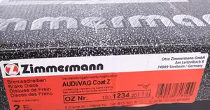 Перфорированный тормозной диск Otto Zimmermann 100.1234.20 фотография 4.