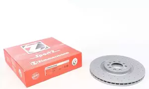 Вентилируемый тормозной диск с перфорацией Otto Zimmermann 100.1240.52 фотография 2.