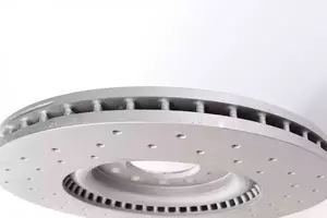 Вентилируемый тормозной диск с перфорацией Otto Zimmermann 100.1240.52 фотография 3.