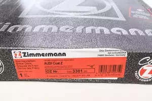 Вентилируемый тормозной диск Otto Zimmermann 100.3301.20 фотография 5.