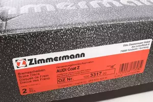 Перфорированный тормозной диск Otto Zimmermann 100.3317.20 фотография 4.