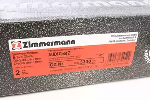 Вентилируемый тормозной диск Otto Zimmermann 100.3330.20 фотография 5.