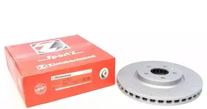 Вентилируемый тормозной диск с перфорацией Otto Zimmermann 100.3331.52 фотография 0.